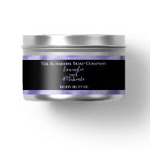 Kosmetikmarke Jar - Schwarze und Lila Folie