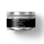 Kosmetikmarke Jar - Schwarze und Silberfolie