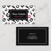 Kosmetikmuster| Makeup Artist Visitenkarte (Vorne/Hinten)