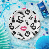 Kosmetikmuster Pappteller (Party)