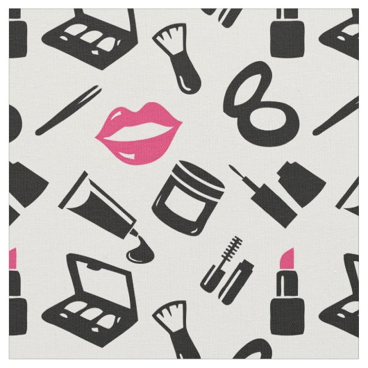 Kosmetikmuster Stoff (Nahaufnahme)