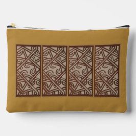 Kosmetiktasche mit Design aus Papua-Neuguinea Zubehörtasche