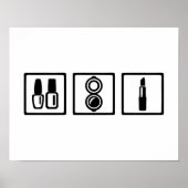 Kosmetikum-Make-up Poster (Vorne)