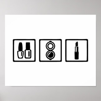 Kosmetikum-Make-up Poster