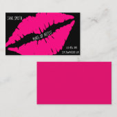 Kosmetikunternehmen für Make-up-Künstler Visitenkarte (Vorne/Hinten)