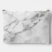 Kosmetische Bag aus grauem Marmor Zubehörtasche (Rückseite)