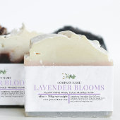 Kosmetische Bar-Seife Bauchband-Etikett Wrap Laven Einladungsbanderole