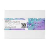 Kosmetische Bar-Seifenband-Produktkennzeichnung Li Einladungsbanderole (Rückseitenbeispiel)