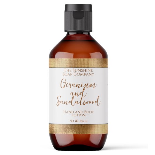 Kosmetische Flasche oder JAR-Etikett - Goldfolie