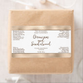 Kosmetische Flasche oder JAR-Etikett - Perlflasche (Insitu)