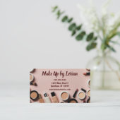 Kosmetische Grenze bei dunklem Pfirsich Visitenkarte (Stehend Vorderseite)