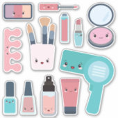 Kosmetische Kosmetik für Kinder Aufkleber (Vorderseite)