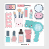 Kosmetische Kosmetik für Kinder Aufkleber (Blatt)