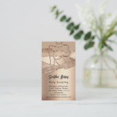 Kosmetische Kosmetik-Logo QR-Rose für Körperpflege Visitenkarte (Stehend Vorderseite)