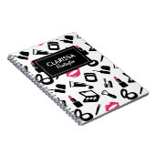 Kosmetische Muster Individuelle Name Notizblock (Rechte Seite)