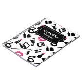 Kosmetische Muster Individuelle Name Notizblock (Linke Seite)