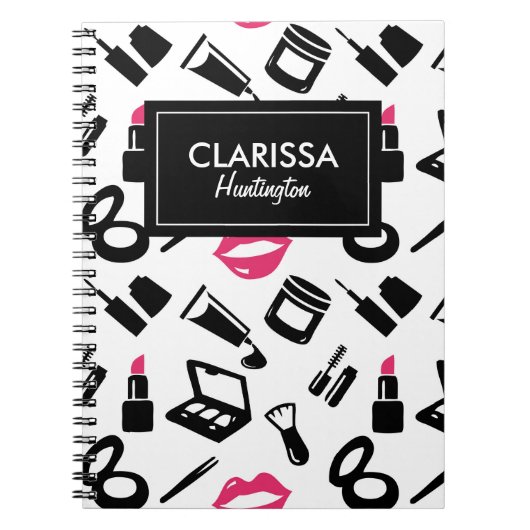 Kosmetische Muster Individuelle Name Notizblock (Vorderseite)