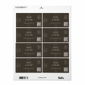 Kosmetische Öletiketten/Tropferflaschen mit Qrcode (Vorne)