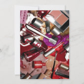 Kosmetische Party Einladungen (Rückseite)