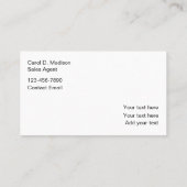 Kosmetische Schönheit Makeup Visitenkarten Visitenkarte (Rückseite)