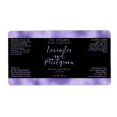 Kosmetische Seifenverpackungs-Etikett - Schwarz un (Vorne)