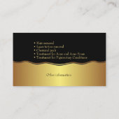 Kosmetische Studio-Visitenkarte Visitenkarte (Rückseite)