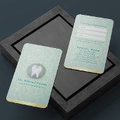 Kosmetische und allgemeine Zahnärzte Ernennung Gol Terminkarte