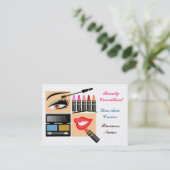 Kosmetische Verkaufs-Person Visitenkarte (Stehend Vorderseite)