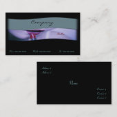 Kosmetische Visitenkarte (Vorne/Hinten)