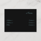 Kosmetische Visitenkarte (Rückseite)