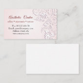 Kosmetische Visitenkarte, Beauty & Make-up Center Visitenkarte (Vorne/Hinten)