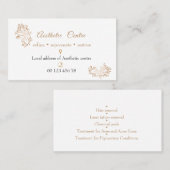 Kosmetische Visitenkarte, Beauty & Make-up Center Visitenkarte (Vorne/Hinten)