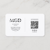 Kosmetische Zahnmedizin Zahnästhetische Elegant We Visitenkarte (Rückseite)