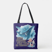 Kosmetischer Wal & Pilze Tote Tasche (Rückseite)