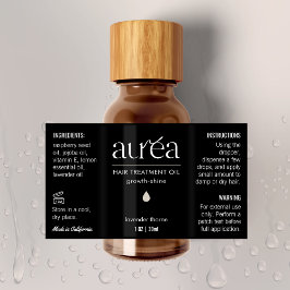 Kosmetisches 1 OZ/30 ml Tropfer Flasche Wasserdich Etiketten