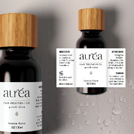 Kosmetisches 1 OZ/30 ml Tropfer Flasche Wasserdich Etiketten