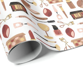Kosmetisches Makeup-Muster Geschenkpapier