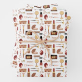 Kosmetisches Makeup-Muster Geschenkpapier Set (Beispiel)
