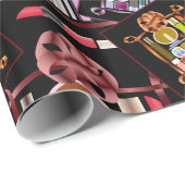 Kosmetisches Set Geschenkpapier (Rolleneckpunkt)