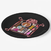 Kosmetisches Set Pappteller (Schrägansicht)