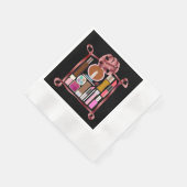 Kosmetisches Set Serviette (Ecke)