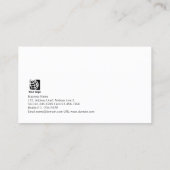 Kosmetologe Elegant Pastellgelbe Blumen Visitenkarte (Rückseite)