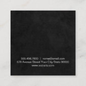 Kosmetologe | Eyelash Salon Shears Terminkarte (Rückseite)