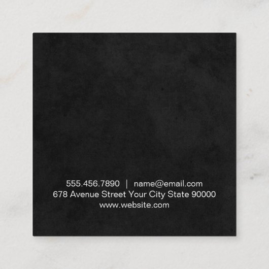 Kosmetologe | Eyelash Salon Shears Terminkarte (Rückseite)