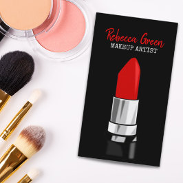 Kosmetologe für Stylist-Makeup-Künstler Visitenkarte