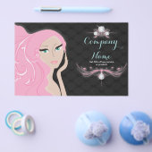 Kosmetologe Haar Make-Artist WELLNESS-CENTER Salon Flyer (Einzeln)