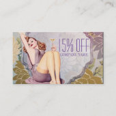 Kosmetologe Haar Make-Artist WELLNESS-CENTER Salon Visitenkarte (Vorderseite)