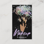 Kosmetologe Makeup Artist - Beauty Salon MUA Visitenkarte (Vorderseite)