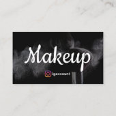 Kosmetologe Makeup Artist Visitenkarte (Rückseite)