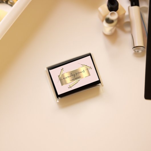 Kosmetologe Spritze Botox B12 QRCode Pink Visitenkarte